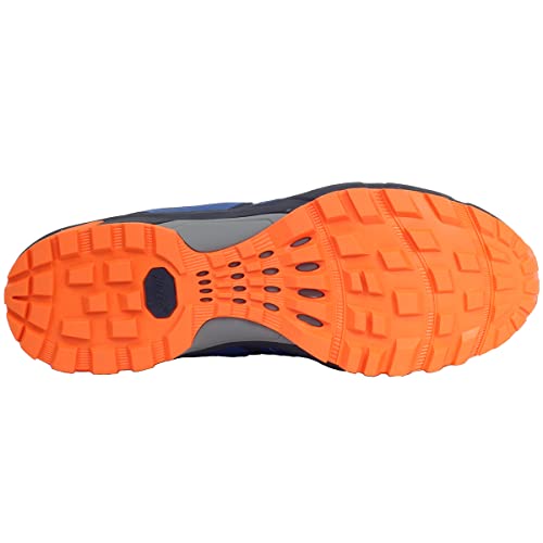 HI-TEC Serra Zapatillas Trail Running Hombre, Calzado Trail Hombre, Calzado Senderismo Hombre (Navy/Cobalt, Numeric_43)