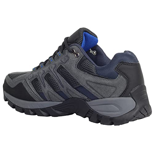 Hi-Tec - Zapatillas Senderismo Hombre Torca Low - Calzado montaña Hombre -Membrana Impermeable (Gris, Numeric_39)