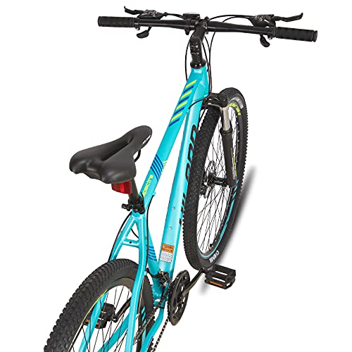 Hiland Bicicleta de montaña con Ruedas de radios de 29 Pulgadas, Marco de Aluminio, 21 Marchas, Freno de Disco, Horquilla de suspensión, Color Azul…