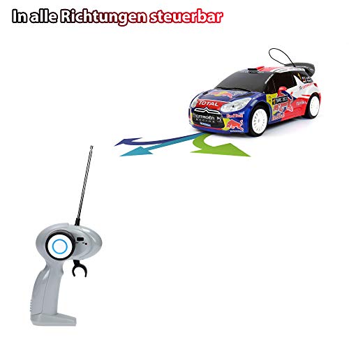 Himoto HSP Vehículo teledirigido con licencia en original compatible con Citroen DS3 WRC Rallye, modelo de construcción a escala 1:16, coche, coche, juego completo, incluye mando a distancia