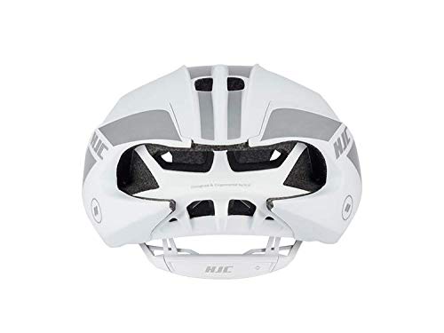 HJC Helmets FURION 2.0 Casco Semi-Aero, Unisex Adulto, MT GL White Silver, L