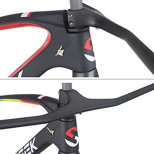 HKYMBM Carbón MTB Manillar, Ultra-Light 3K Fibra de Carbono Total de Bicicletas de montaña del Manillar 28,6 mm 680/700 / 720 / 740mm 3K Plana del Manillar con el vástago,720mm