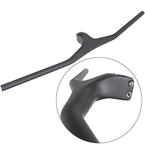 HKYMBM Carbón MTB Manillar, Ultra-Light 3K Fibra de Carbono Total de Bicicletas de montaña del Manillar 28,6 mm 680/700 / 720 / 740mm 3K Plana del Manillar con el vástago,720mm