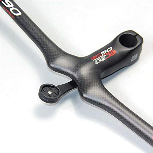 HKYMBM Manillar MTB de Carbono, Fibra de Carbono 3K Completa Bicicletas Integrado de Las Montañas de la manija Recta 660/680/700/720 con el vástago 90/100 / 110MM,100 * 680