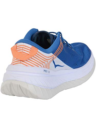 Hoka One Carbon X - Zapatillas de color blanco y azul, Azul (azul), 41 1/9 EU