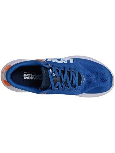 Hoka One Carbon X - Zapatillas de color blanco y azul, Azul (azul), 41 1/9 EU