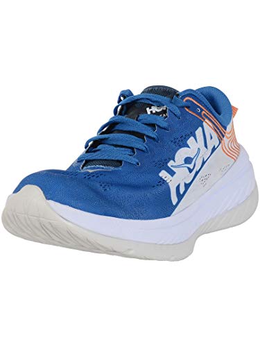 Hoka One Carbon X - Zapatillas de color blanco y azul, Azul (azul), 41 1/9 EU