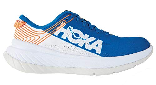 Hoka One Carbon X - Zapatillas de color blanco y azul, Azul (azul), 42 2/3 EU