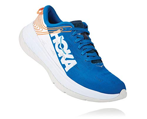 Hoka One Carbon X - Zapatillas de color blanco y azul, Azul (azul), 42 2/3 EU