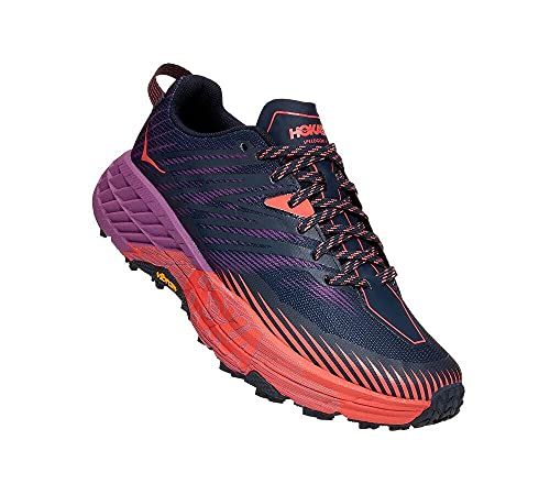 hoka Speedgoat 4 Azul Naranja Mujer 1106527 OSHC