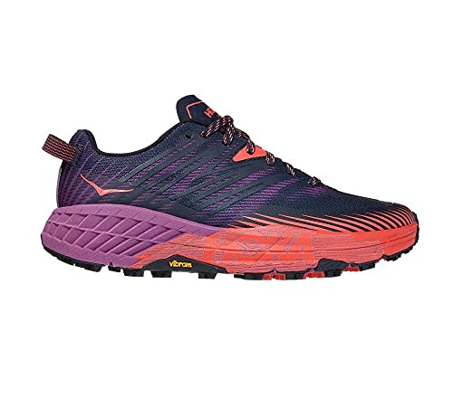 hoka Speedgoat 4 Azul Naranja Mujer 1106527 OSHC