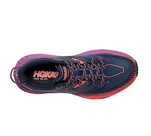 hoka Speedgoat 4 Azul Naranja Mujer 1106527 OSHC