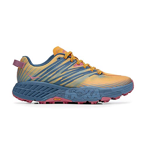 hoka Speedgoat 4 Naranja Azul Mujer 1106527 SPNB