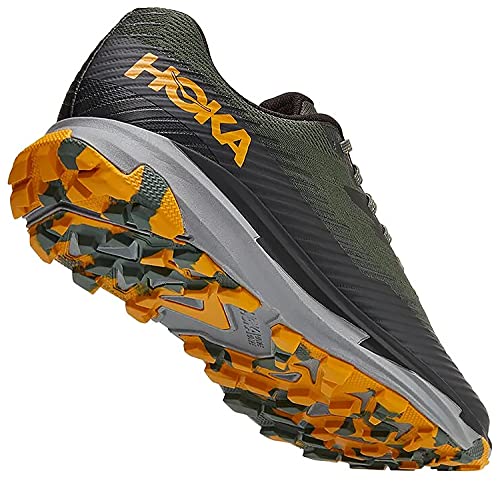 Hoka Torrent 2, Zapatillas de Trail-Running por Hombre, Verde (Thyme/GoldenYellow TGYL), 42 2/3 EU