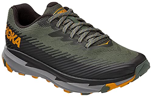 Hoka Torrent 2, Zapatillas de Trail-Running por Hombre, Verde (Thyme/GoldenYellow TGYL), 42 2/3 EU