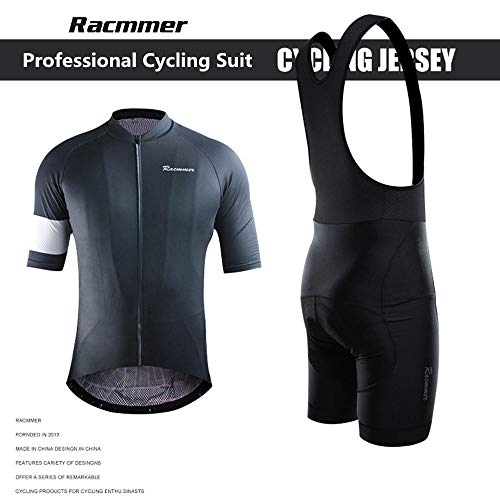 Hombres y Mujeres Traje Ciclismo para Verano，Traje De Manga Corta, Pantalones Cortos Acolchados De Gel 5D Pantalones Cortos De Ciclismo Transpirables Secado RáPido-10_M