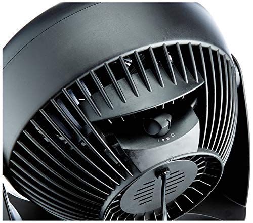 Honeywell HT900E4 - Ventilador Turbo Potente para Mesa y Suelo, Regulable en 3 Velocidades, Tamaño Compacto, Color Negro