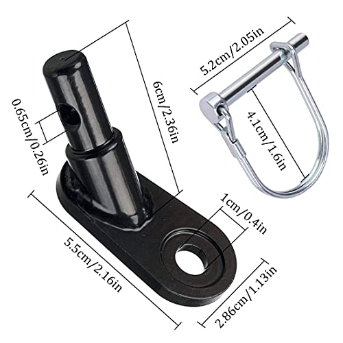 HONGECB Conector de Remolque de Bicicleta, Acoplamiento para Remolque de Bicicleta, Enganche de Remolque de Bicicleta, Accesorios de Bicicletas, para Bicicletas de Parque, Remolques de Bicicletas