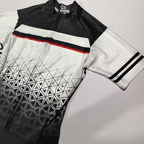 HONGJIU Body Suit Hombre Ciclismo Jersey Conjunto Triatlón Skinsuit Trisuit Manga Corta Mono, Triatlón, Traje de Triatlón (Color: 6, Talla: XS