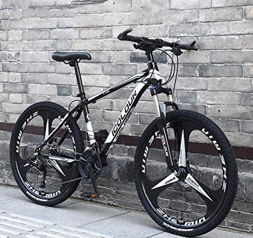 HongTeng 26" Bicicletas de montaña de Edad, Estructura de suspensión de Aluminio Ligero Completo, Tenedor de suspensión, Frenos de Disco (Color : D2, Size : 30Speed)