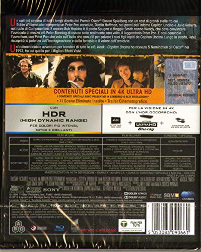 Hook - Capitan Uncino (Blu-Ray 4K Ultra HD+Blu-Ray) [Italia] [Blu-ray]