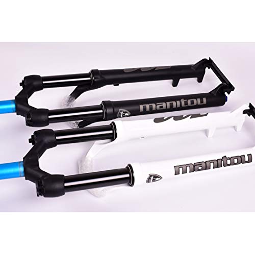 Horquillas de Bicicleta Bicic de Montaña Aire Suspensión Choque Bomba MTB Derecho Tubo Hombro Controlar Horquilla,Black,29