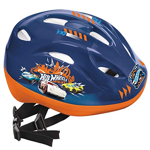 HOT WHEELS Patinetes Y Bicis Casco Hockey y Patinaje sobre Ruedas Unisex Infantil, Multicolor (Multicolor), Talla Única