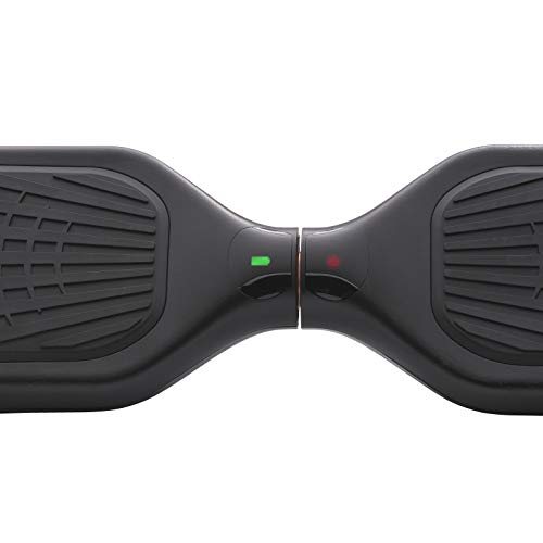 Hoverboard Patinete Eléctrico Equilibrio Denver HBO-6620, Batería Recargable incorporada, 2 Motores de 250 W, Velocidad hasta 12 km/h, Tamaño Rueda 6,5 ", Negro