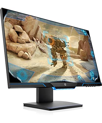 HP 25mx – Monitor Gaming de 25" Full HD (1920 x 1080 a 144Hz, TN, 1 ms, HDMI, Antirreflejo, Low Blue Light, Altura e Inclinación Ajustables) Negro