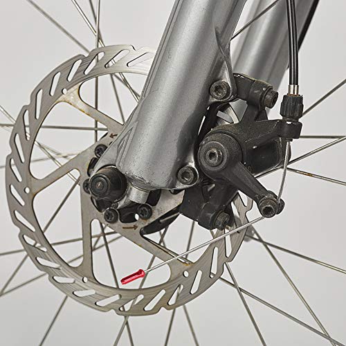 Hrroes 200 Pcs Tapas del Extremo del Cable Freno Bicicleta Funda Cable Cambio MTB de Aluminio Multicolor Terminaciones de Cable de Freno, Apertura 2 mm (100 Plata +100 Mezclado)