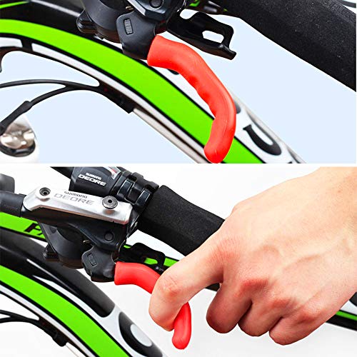 Hrroes Funda Maneta Freno Bicicleta 5 Pares Protector Palanca Freno MTB Accesorios de Freno para Ciclismo Carretera Montaña Puños Scooter, 5 Colores