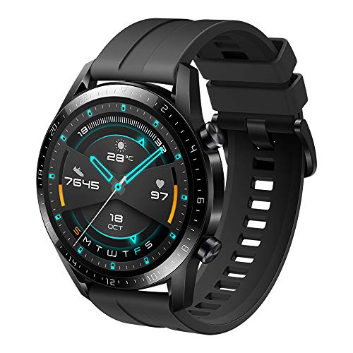 HUAWEI Watch GT2 Sport- Smartwatch con Caja de 46 Mm + USBC (hasta 2 Semanas de Batería, Pantalla Táctil Amoled de 1.39", GPS, 15 Modos Deportivos, Llamadas Bluetooth), Negro Mate
