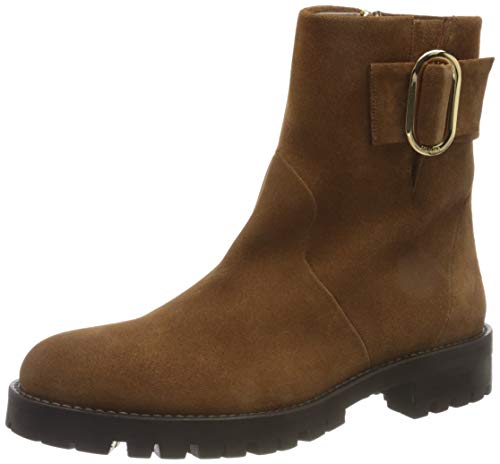 Hugo Piper Biker-s, Botas de Moda Mujer, Marrón Mediano215, 37 EU