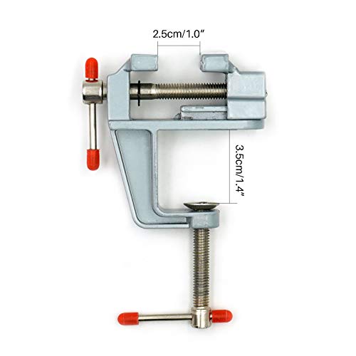 HUOHUOZHU Mini Tornillo Banco, Tornillo Banco PortáTil Tornillo Banco Ajustable,Utilizado Para JoyeríA,Industria Madera,Herramienta ReparacióN Bricolaje