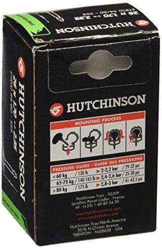 HUTCHINSON Cámara 26 x 1.70-2.35, válvula Presta (Fina), 48 mm, Unisex Adulto, Negro, 26