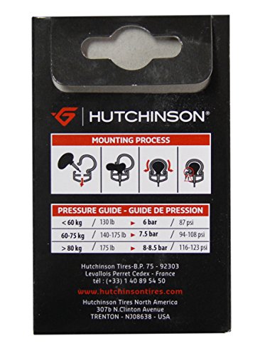 HUTCHINSON Cámara 700x20-25 Presta válvula 60 mm (CV656631), Unisex Adulto, Negro, 700 x 20 a 25