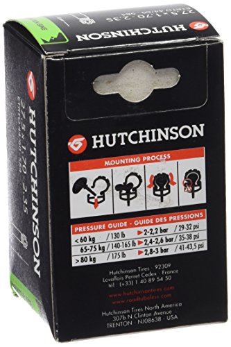 HUTCHINSON Cámara MTB CV657301, Schader, 27.5 x 1.70-2.35, Unisex Adulto, Negro, (44/60 - 584)