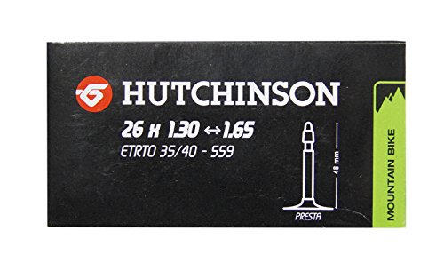 HUTCHINSON Cámara MTB CV657501, Schrader, 29 x 1.90-2.35, Unisex Adulto, Negro
