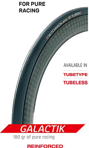 Hutchinson Tyres PV527711 Fusion 5 Galactik Neumático de Carretera, Unisex, Negro, Size 700 x 25