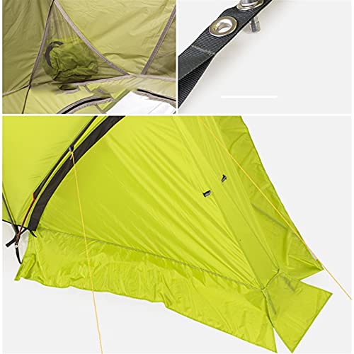 HYAN Tiendas iglú Tunnel Tent 2 Personas Impermeable Espesado y Resistente al frío 70D Nylon A Prueba de Viento Tienda de campaña Ciclismo Ciclismo Tienda de Campaña