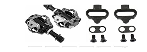 HYE XINGSTOR Apto for Shimano PD-M540 / M520 Pedales de Bicicletas Negro/Plata MTB Pedales for Bicicletas en Bicicleta Bicicleta Auto-Bloqueo Pedal M540 / 520 Accesorios for Bicicletas