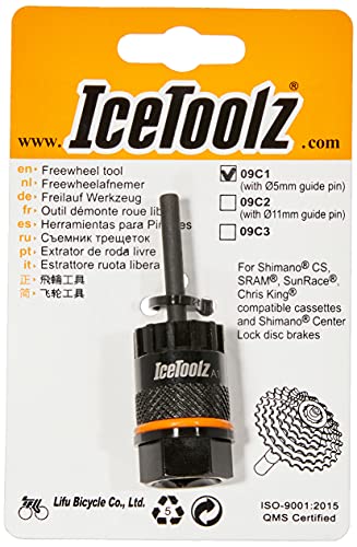 Ice Toolz - 09C1 Herramienta para cassette Shimano CS y frenos de disco Center Lock