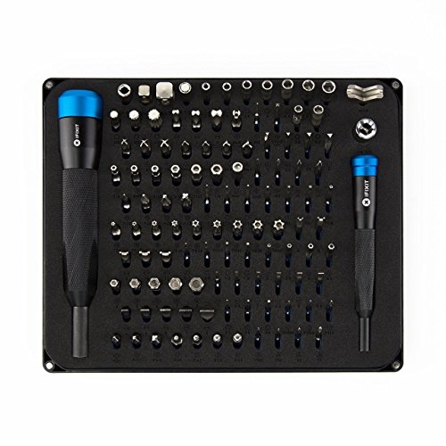 iFixit Manta Precision Bit Set, juego de 112 puntas atornillador (4 mm y 1/4 pulgadas) para bricolaje y reparación de dispositivos electrónicos