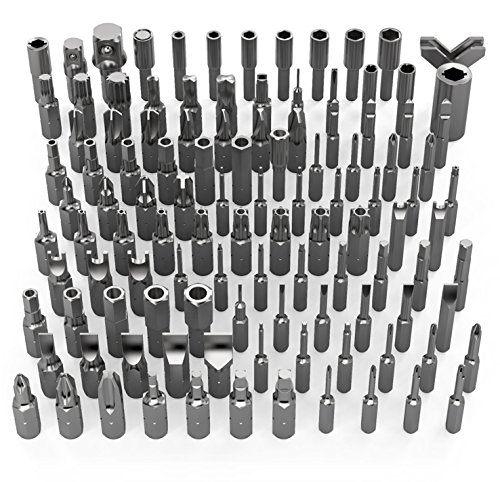 iFixit Manta Precision Bit Set, juego de 112 puntas atornillador (4 mm y 1/4 pulgadas) para bricolaje y reparación de dispositivos electrónicos