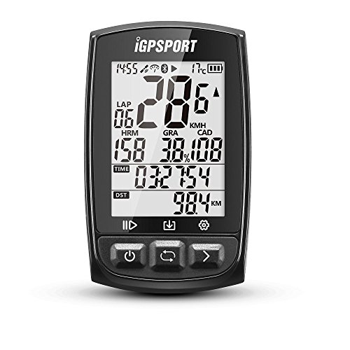 iGPSPORT Ciclocomputadores GPS Ant+ Función iGS50E Computadora Bicicleta Inalámbrica Ciclismo Cuentakilometros Bici - Blanco