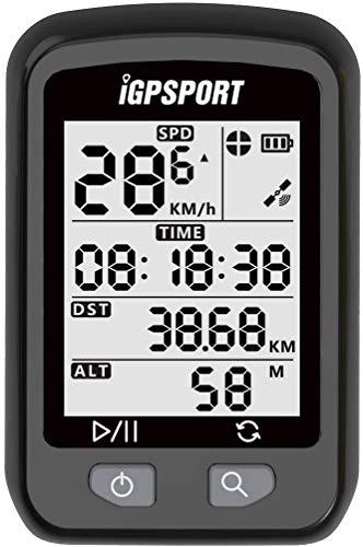 iGPSPORT iGS20E (versión española) - Ciclo computador GPS Bicicleta y Ciclismo. Cuantificador grabación de Datos y rutas. Pantalla Anti-Reflejos y de Gran Contraste. Batería hasta 25 Horas. IPX6