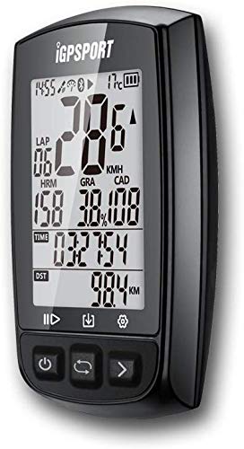 iGPSPORT iGS50S (versión española) - Ciclo computador GPS Bicicleta Ciclismo. Cuantificador grabación de Datos y rutas. Pantalla 2.2" Anti-Reflejo. Conexión Sensores Ant+/2.4G. Bluetooth IPX7