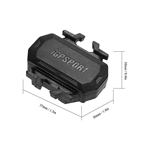 IGPSPORT Sensor de cadencia C61 inalámbrico impermeable IPX7, doble módulo Bluetooth y Ant + Compatible y Garmin Edge