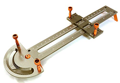 Integy RC Model Hop-ups C27082ORANGE Links, Push Rods & Shocks Matching Tool 34-220mm for 1/10, 1/8 & 1/5 Scale