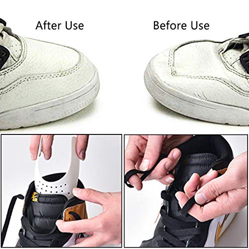 INTVN Hormas para zapatos, 4 Pares Shoe Shield Zapatillas Escudo Antiarrugas Artefacto Antiarrugas Zapato Antiarrugas
